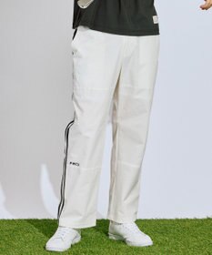 PW CIRCULUS 【撥水加工/ストレッチ】サイドストライプ ワイドパンツ ゴルフ