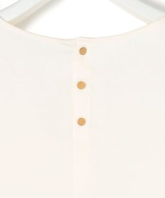 23区 カフスボタン サテンTEEブラウス