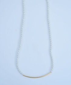 monshiro 【ヴィンテージパール】ラインバーグラスパール ネックレス