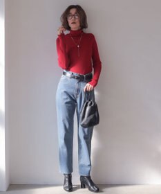 WEGO 【2025年秋冬新作】リブタートルニット