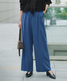 ICB ソフトバイオチノクロス ワイドパンツ インディゴ