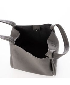 UNBILLION カシュカシュ cachecache / ミニショルダー付きソフトレザー調ミニトートバッグ