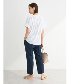 Green Parks ２ｗａｙ　フレンチスリーブ釦付ブラウソー