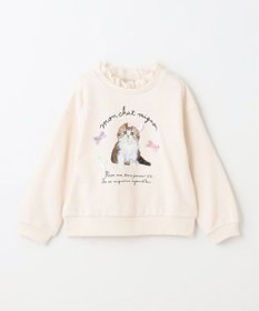 ANY KIDS フォトネコ 裏毛 トレーナー