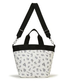 LeSportsac BUCKET TOTE/インクスケッチドフローラルアイボリー