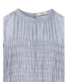 earth music&ecology ジャガードシャーリングプルオーバー