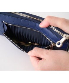 MIYABIYA La quoh with kirakaracho 南蛮七宝 エンボスレザーL字財布