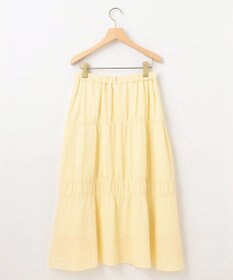 組曲 【WEB限定】ステッチストライプドビー ギャザースカート