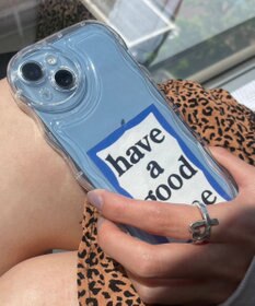 WEGO クリアウェーブiphoneケース