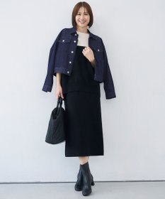 自由区 S 【カタログ掲載・セットアップ対応・洗える】スムージーニット スカート