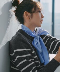 UNFILO カシミヤブレンド クルーネックニット