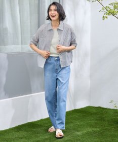 ANY コットンエアーウォッシュ5分袖シャツ