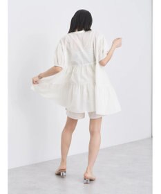 earth music&ecology 綿ローンティアードチュニック