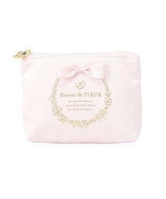 Maison de FLEUR サテンリボンティッシュケース