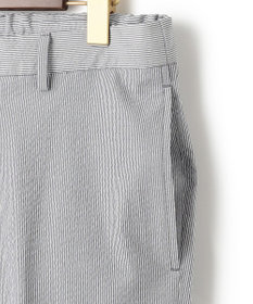 J.PRESS MEN 【J.PRESS PLUS】ポリエステルコットンリネンサッカー スラックス