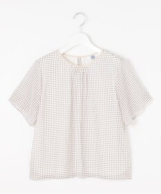 J.PRESS LADIES 【洗える】スクエアープリント カットソー