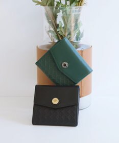 TOPKAPI 【TREASURE TOPKAPI】スムースレザー 幾何柄 二つ折り財布