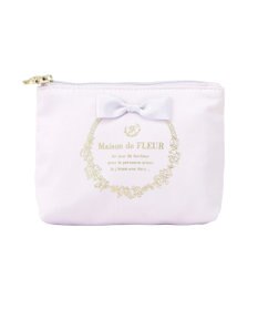 Maison de FLEUR サテンリボンティッシュケース