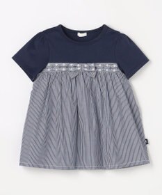 組曲 KIDS  【110-140㎝】 フラワーリボンチュニック