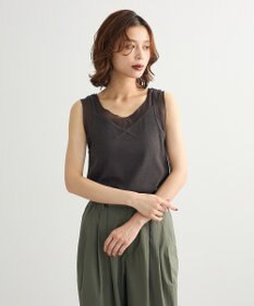 Green Parks ・ＳＵＧＡＲ　ＳＰＯＯＮ　シアー切替タンクトップⅡ