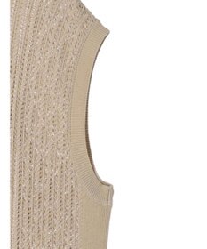 Green Parks 前後２Ｗａｙ　透かし柄ニットワンピース