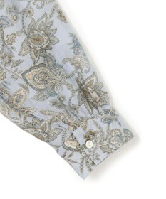 23区 【先行予約】Ericaキャラコ  ペイズリープリント シャツワンピース