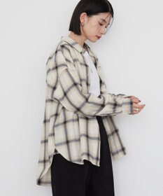 AMERICAN HOLIC バックタックチェックビエラシャツ