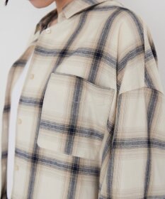 AMERICAN HOLIC バックタックチェックビエラシャツ