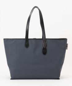 J.PRESS MEN ターポリン カジュアルトートバッグ / レザーハンドル ネイビー系