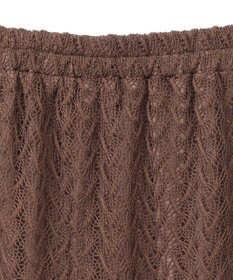 Green Parks ニットレースＩラインスカート