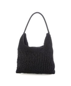 UNBILLION カシュカシュ cachecache / メタリックコード柄編みワンハンドルトート