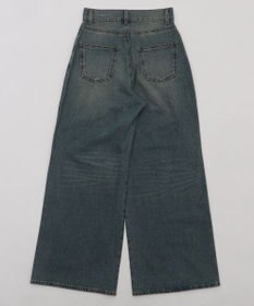 WEGO ダメージワイドデニムパンツ