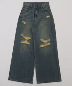 WEGO ダメージワイドデニムパンツ