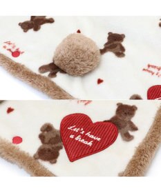 PET PARADISE ペットパラダイス くま 着る毛布 《ハート柄》 小型犬