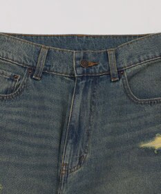 WEGO ダメージワイドデニムパンツ