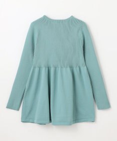 ANY L リブコンビペプラムニット