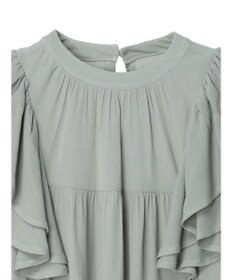 Green Parks ・Ｐｅｔｉｔ　Ｆｌｅｕｒ　ラッフルショルダーブラウス