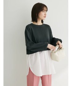 Green Parks リブニットドッキングチュニック