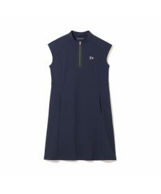 ZERO HALLIBURTON 【吸水速乾・UVケア】 フレンチスリ―ブモックネック鹿の子ワンピース ZHG-W5S4b 82978