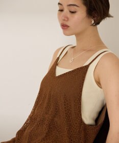 AMERICAN HOLIC レースキャミサロペット【WEB限定カラー有り】