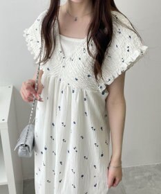 WEGO シャーリングサロペット
