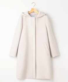 組曲 【2WAY・WEB限定】ショートビーバー フーディーロングコート
