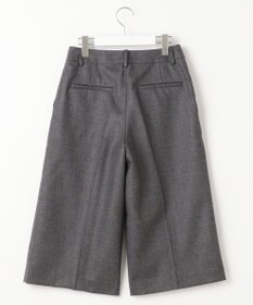 J.PRESS LADIES 【洗える】フラノハンドウォッシュ キュロット パンツ