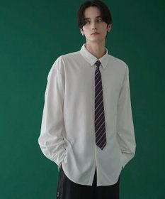 WEGO タイ付きシャツ(LS)