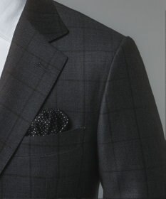 GOTAIRIKU 首にも巻ける【2WAY/日本製】シルク100% ポケットチーフ（ドット柄）