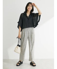 Green Parks ボタニカル柄イージーパンツ