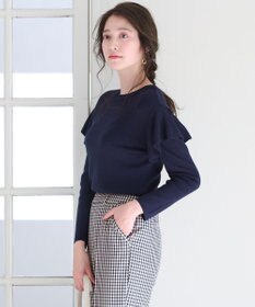 ANY SIS 【洗える】フレアディテール ニット