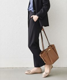 nouvelleRobe Oū サイズ追加【本革・高反発】Big Ribbon スクエアトゥ パンプス