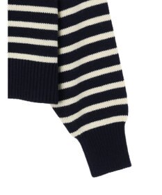 Green Parks キーネックボーダープルオーバー