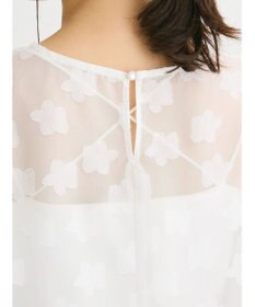 Green Parks ・ＥＬＥＮＣＡＲＥ　ＤＵＥ　フラワージャカードブラウス